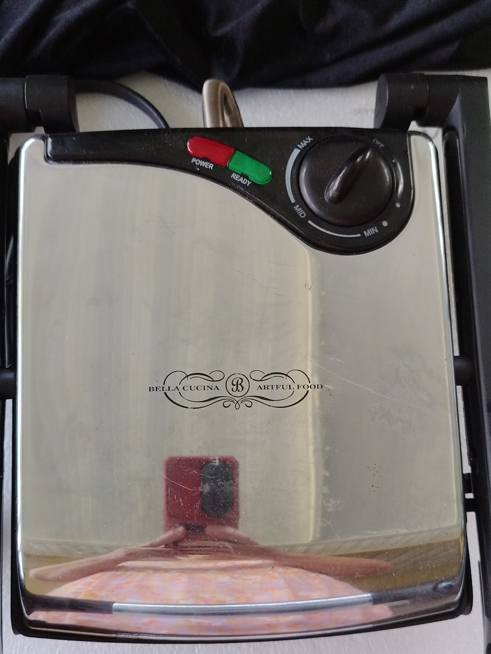 Bella Cucina Artful Food Electric Panini Grill